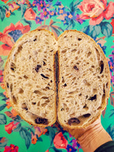 Load image into Gallery viewer, Kalamata Olive Whole Wheat Sourdough Bread